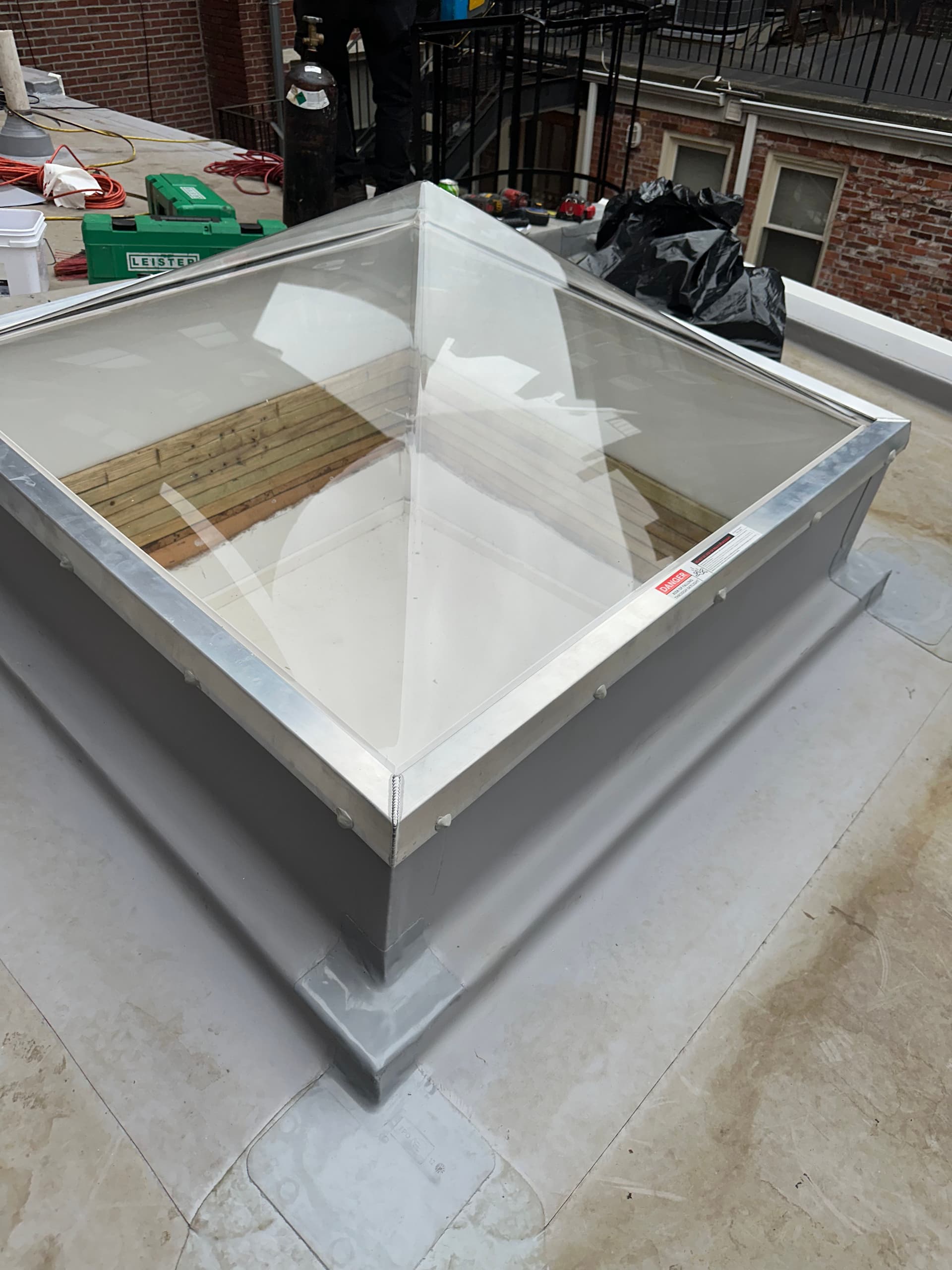 Gallery photos for TPO Membrane Roof and Skylight Installation in Boston: Image #3