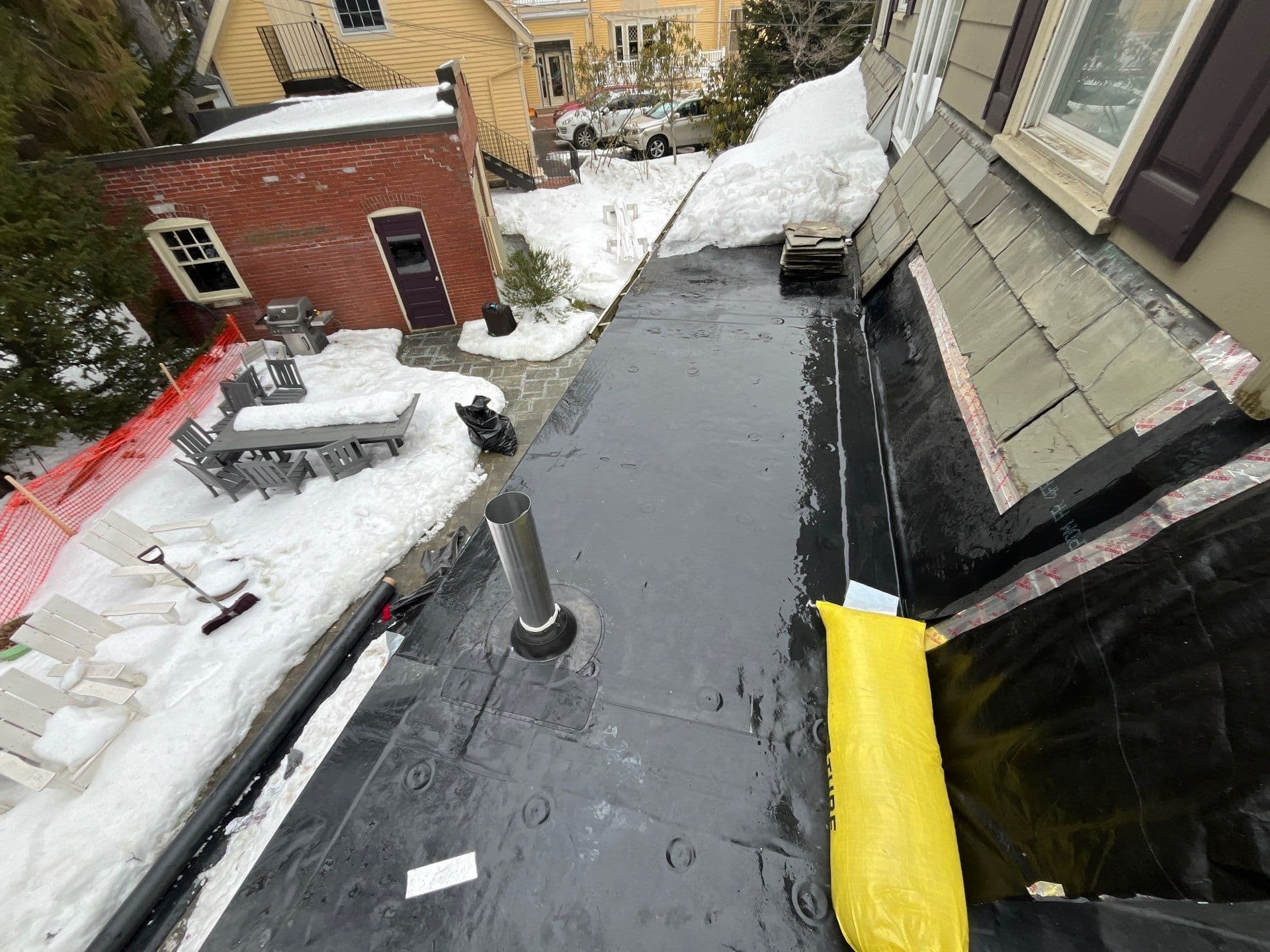 Gallery photos for EPDM Rubber Membrane Installation in Newton: Image #1