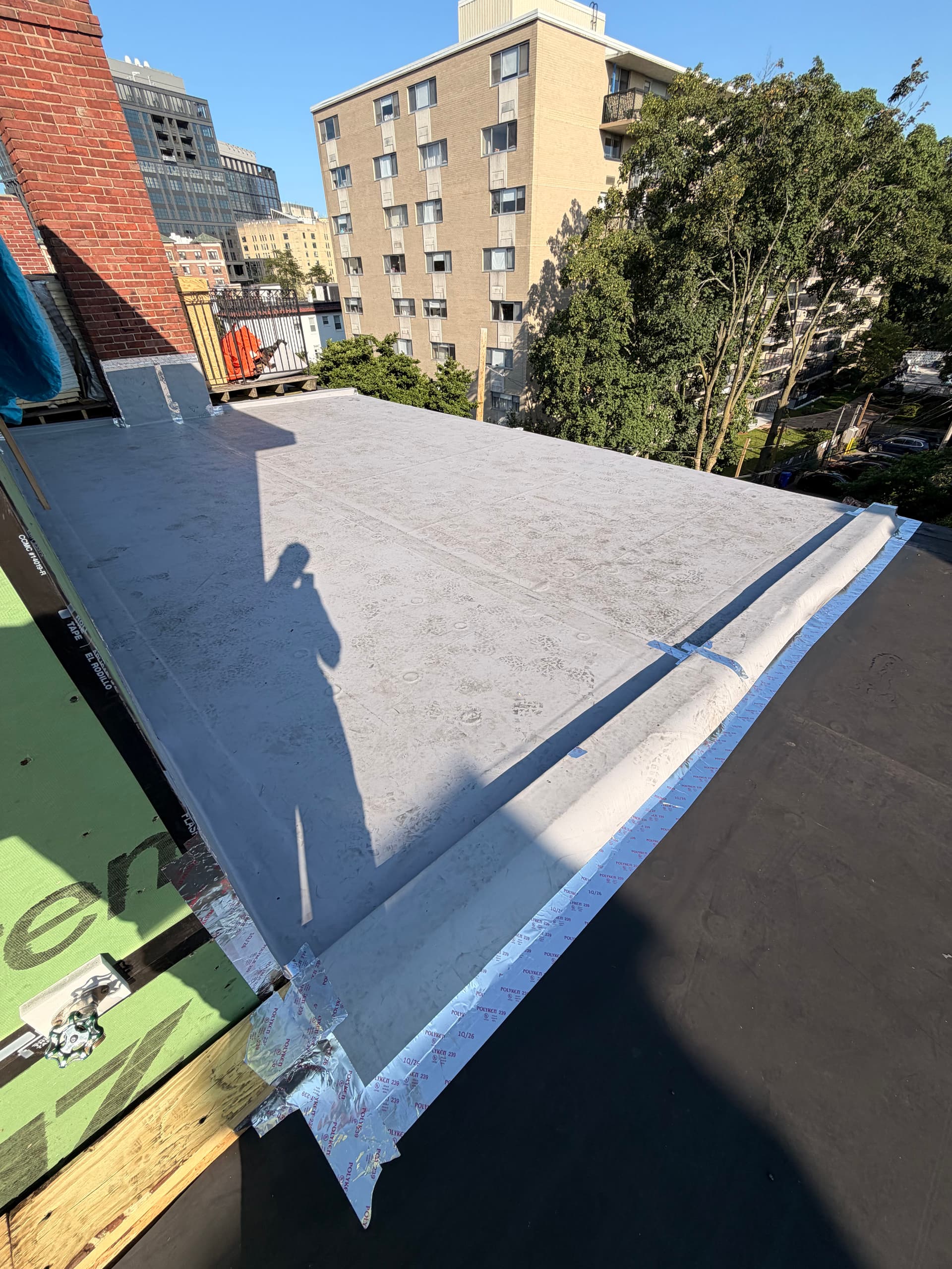 Gallery photos for New .060 TPO Membrane Roof Installation in Brookline: Image #3