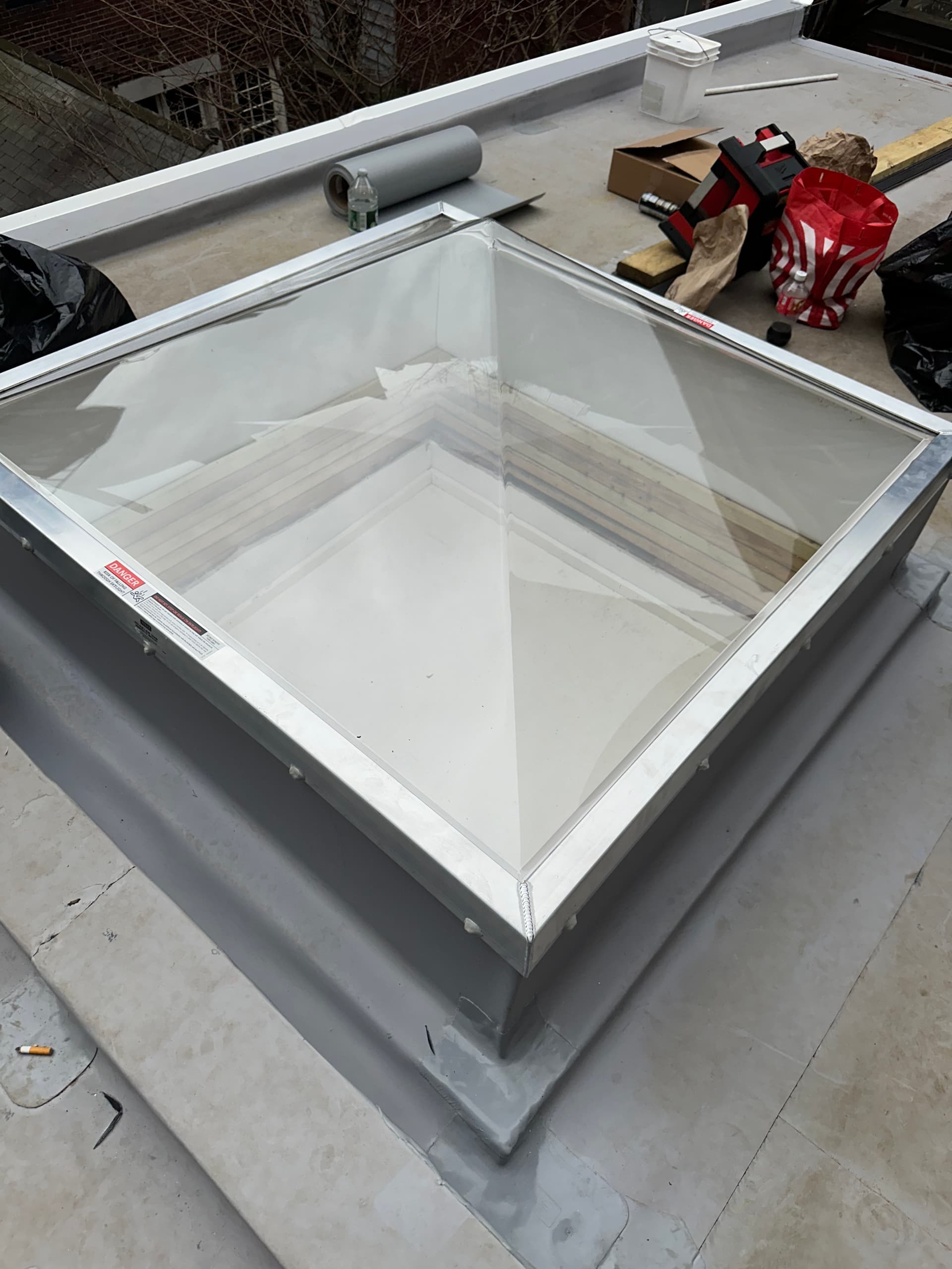 Gallery photos for TPO Membrane Roof and Skylight Installation in Boston: Image #2