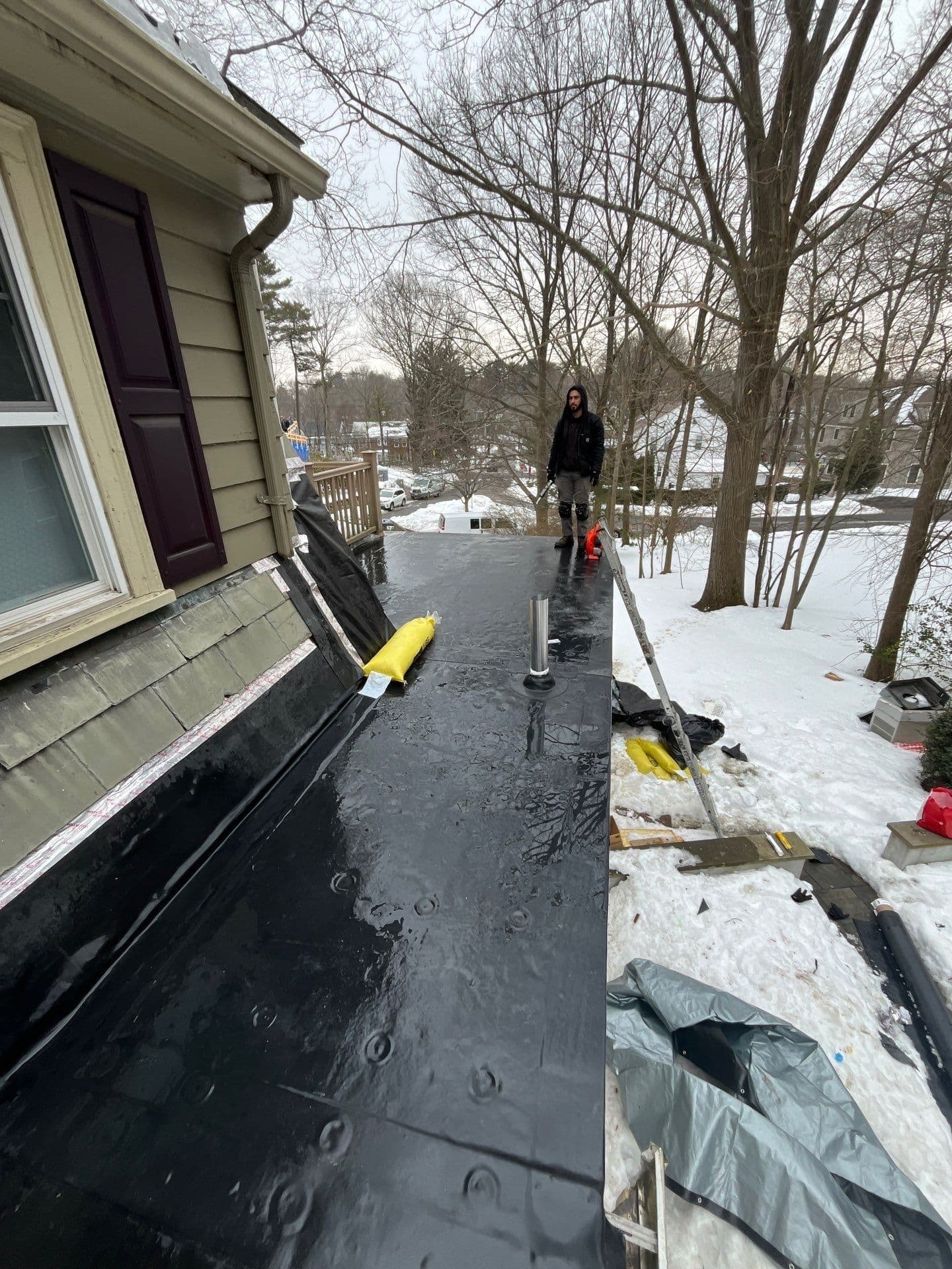 Project EPDM Rubber Membrane Installation in Newton image
