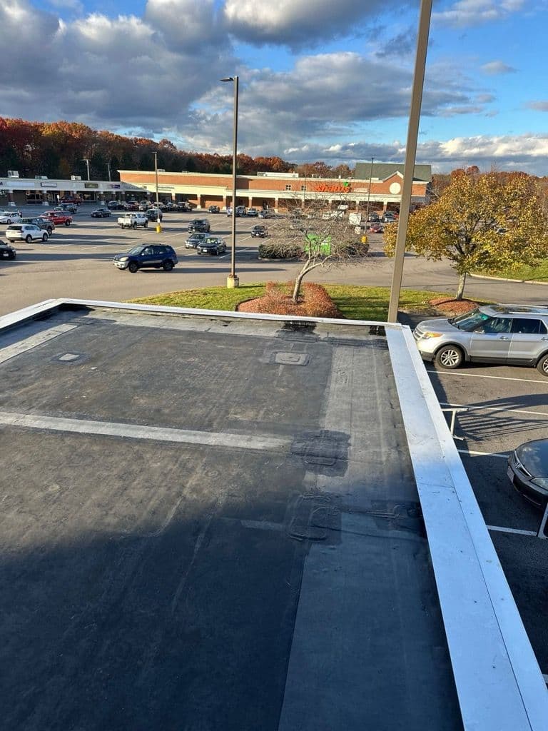 Gallery photos for New Flat Roof Installation at Bank of America Kiosk in North Attleboro: Image #2