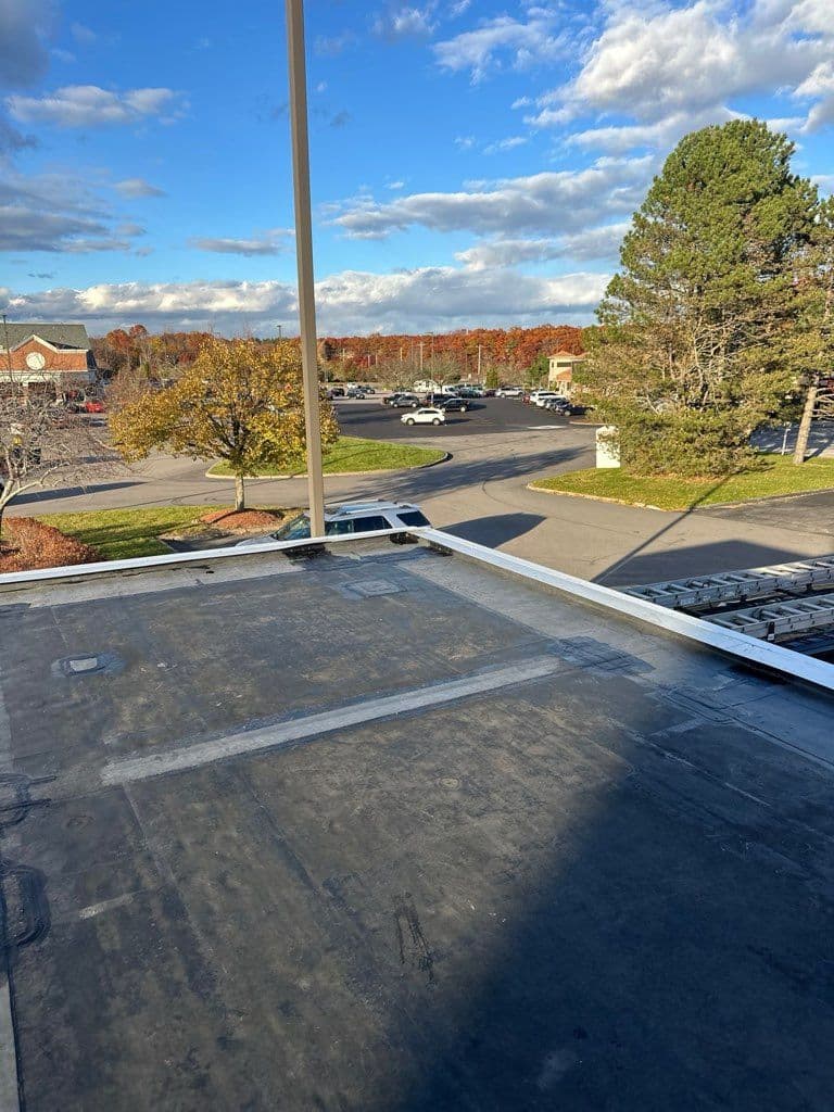 Gallery photos for New Flat Roof Installation at Bank of America Kiosk in North Attleboro: Image #3