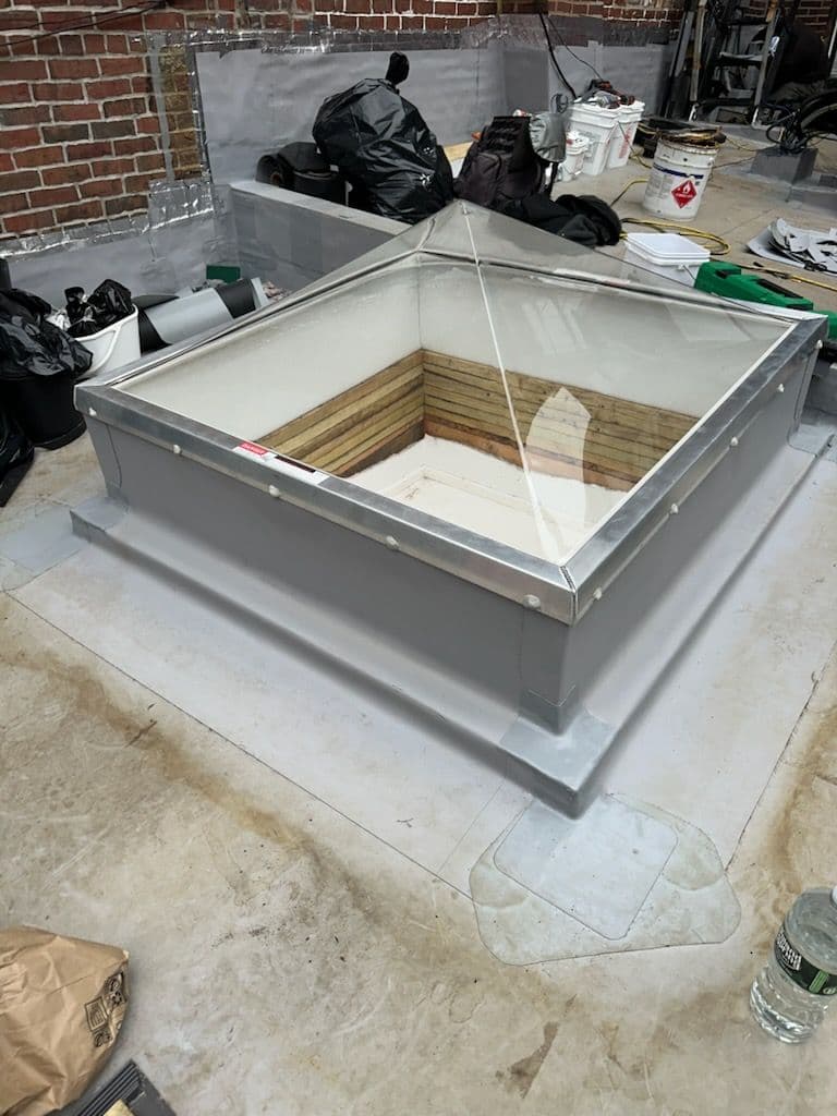 Gallery photos for Skylight Installation on TPO Roof in Boston MA: Image #3