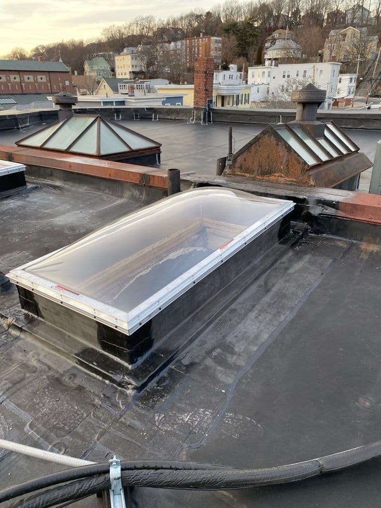 Skylight Installation on EPDM Roofs in Boston MA image