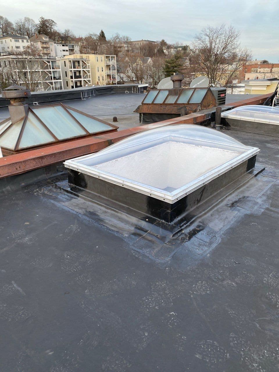 Gallery photos for Skylight Installation on EPDM Roofs in Boston MA: Image #2