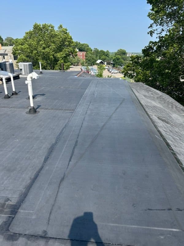 Gallery photos for Roof Cricket Installation for EPDM Roofs in Roslindale: Image #2