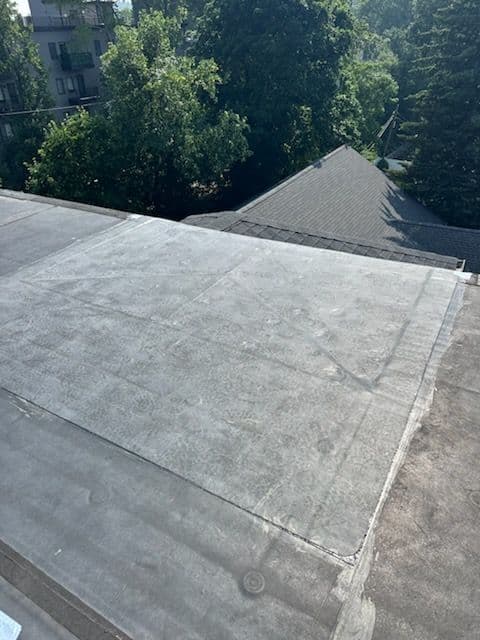 Gallery photos for Roof Cricket Installation for EPDM Roofs in Roslindale: Image #3