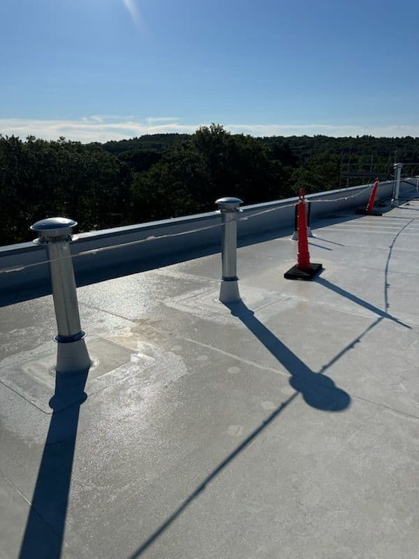 Gallery photos for Commercial Roof Upgrade with TPO Membrane in Milford: Image #2