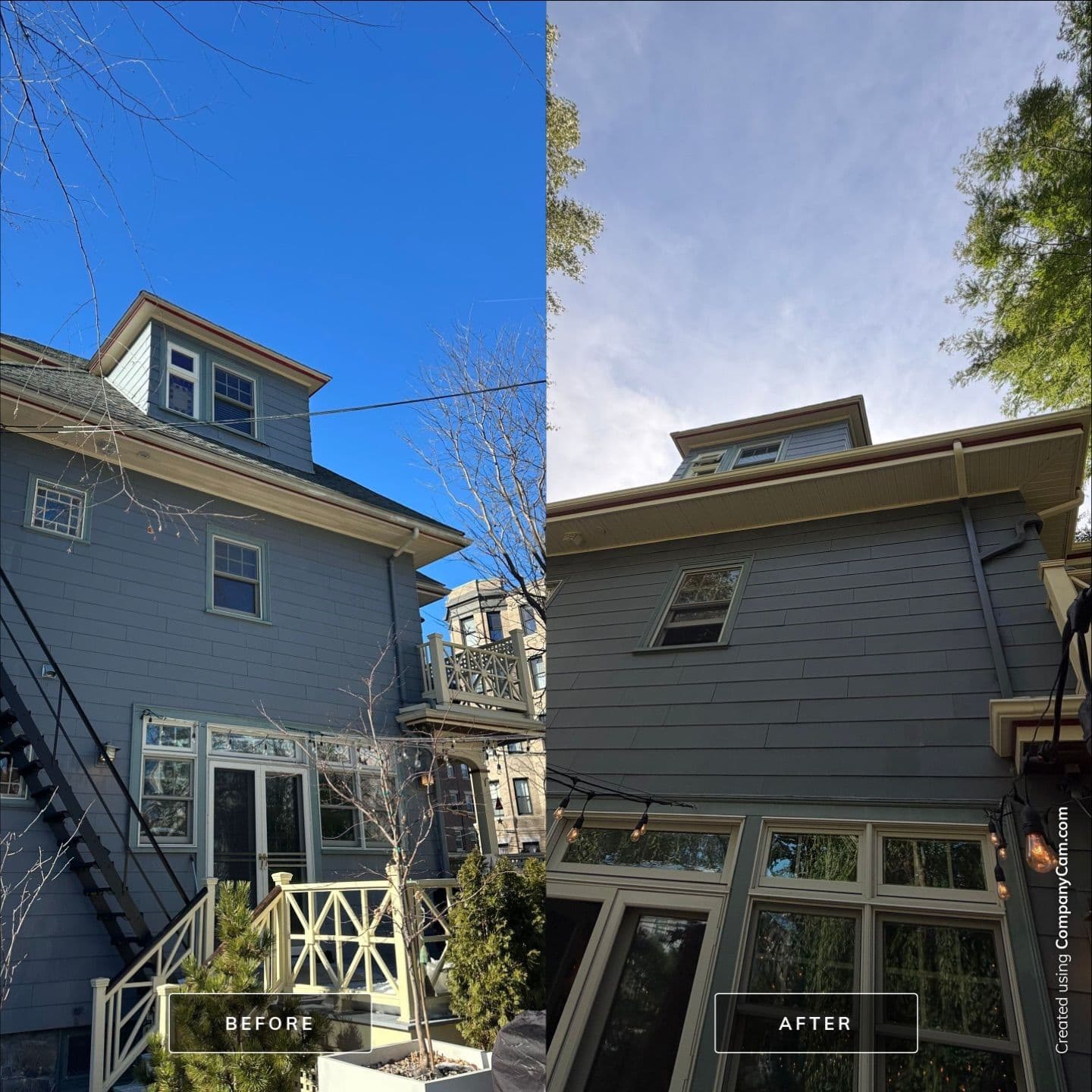 Fascia, Gutters, Soffits and Downspouts Replaced in Brookline image