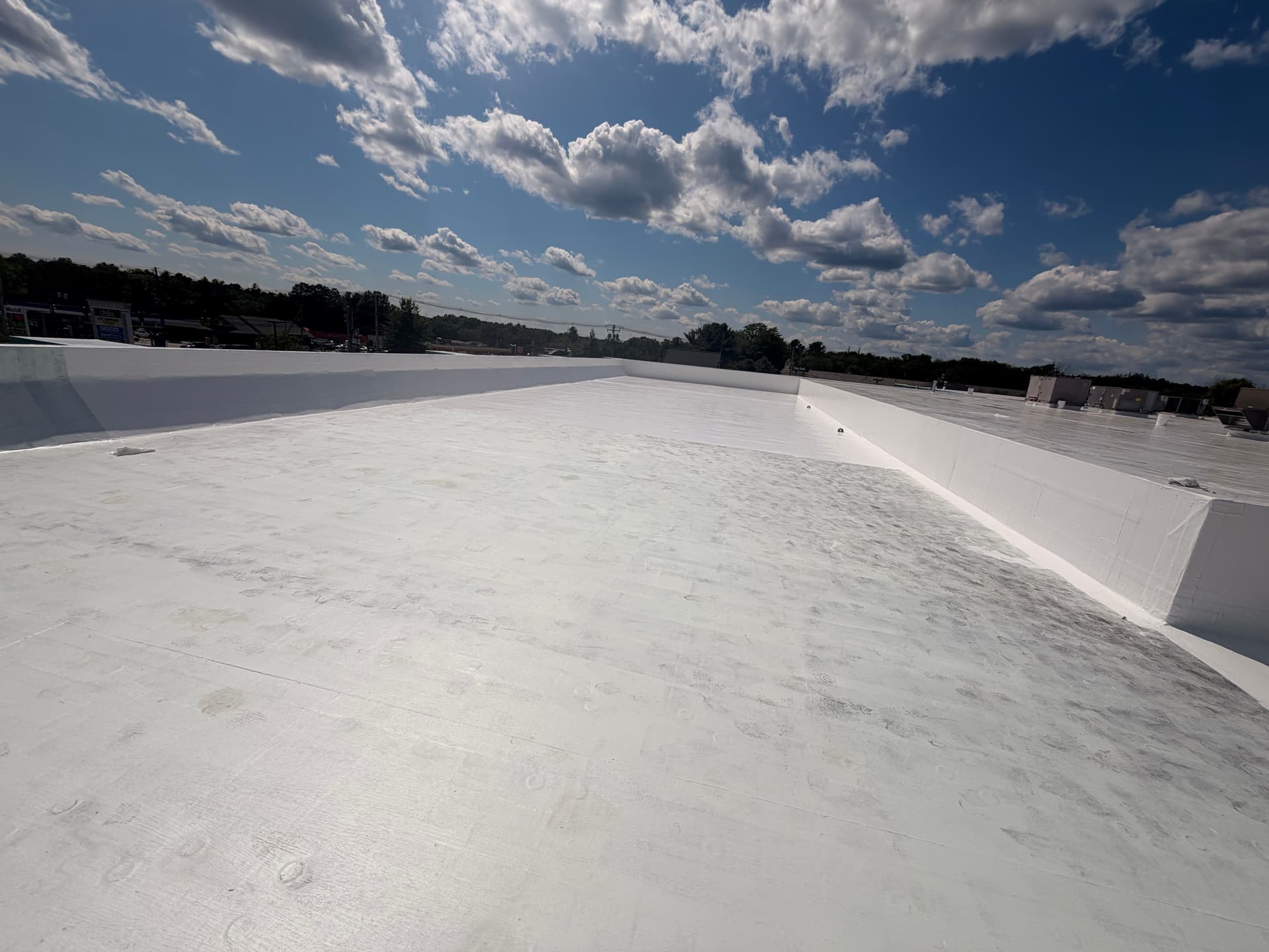 Commercial Roof Coating Completed in Raynham MA image